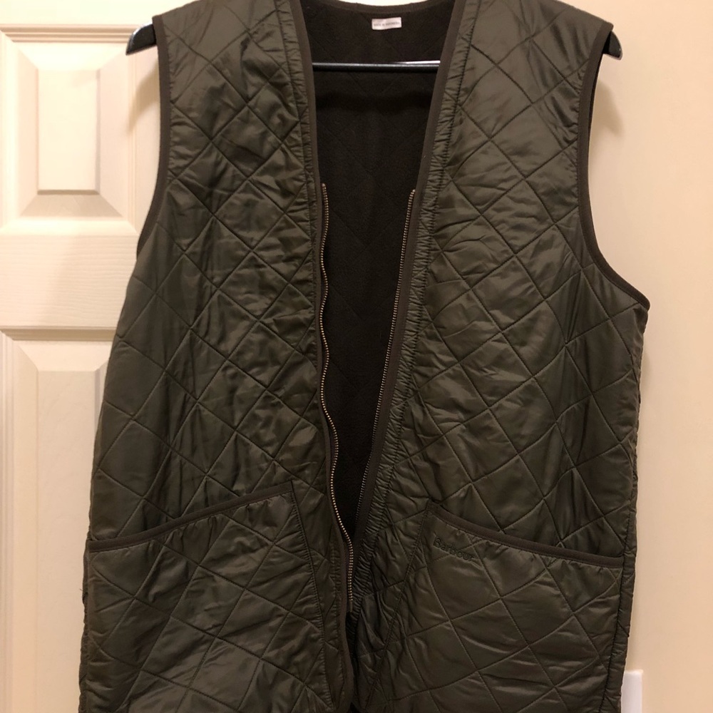 Men’s Barbour Jacket full canvas and matching vest - Picture 5 of 8